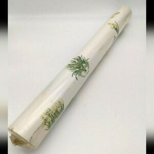 Vintage Wallpaper Norwall Country Floral Vinyl Wallcovering Roll # KC18567